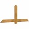 Ekena Millwork Eugene Rough Sawn Timber Gable Bracket, Western Red Cedar, 60"W x 25"H x 2"D x 4"F, 10/12 Pitch GBW060X25X0204EUG00RWR - alternate 2